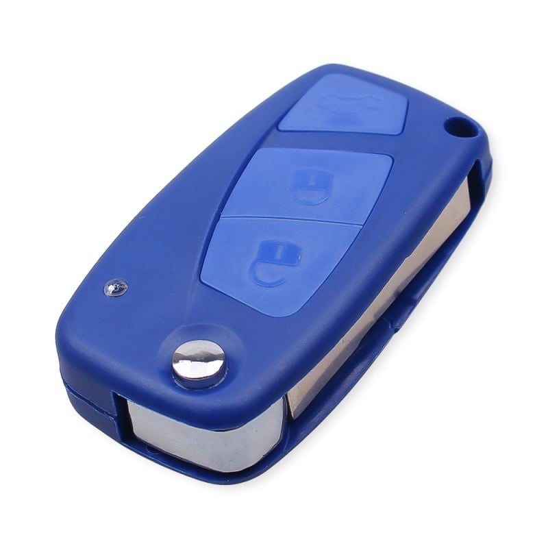 Carcasa Cheie Auto Techstar® Fiat Punto, Ducato, Panda, Bravo Doblo, 3 Butoane, Albastru - 1 | YEO