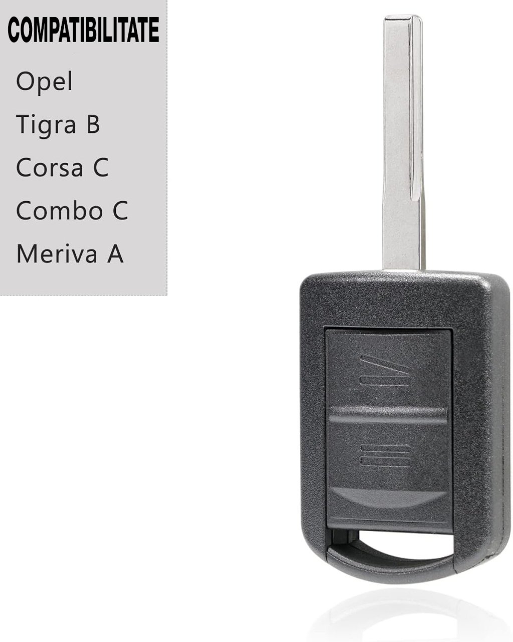 Carcasa Cheie Auto Techstar pentru Opel Astra H, Zafira B, Vectra C, Meriva - 2 Butoane - 3 | YEO