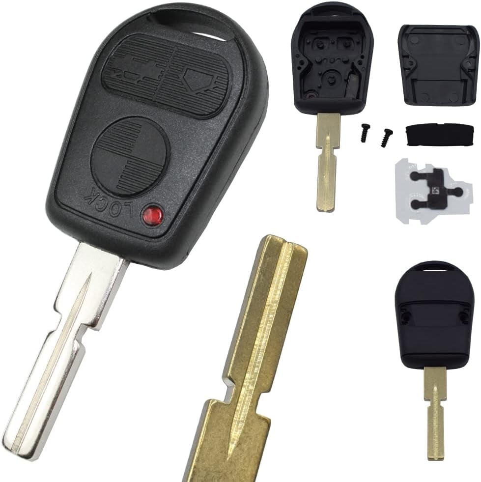 Carcasa Cheie Auto Techstar pentru BMW E36, E31, E38, E39, E40 - 3 Butoane - Lama HU58