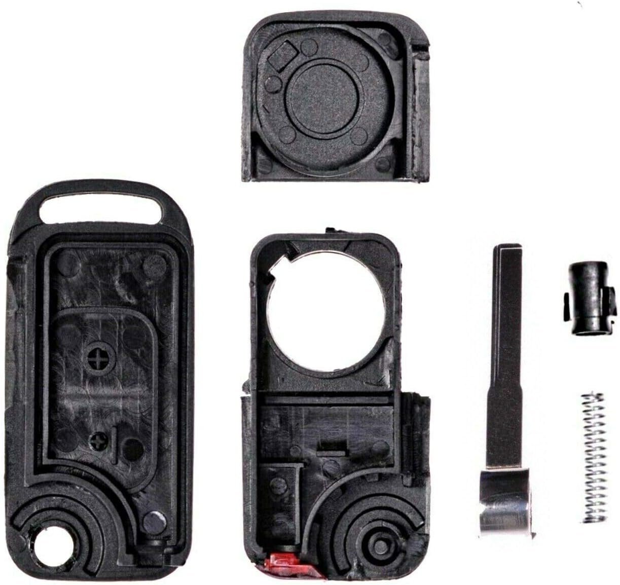 Carcasa Cheie Auto Tip Briceag Techstar® pentru Mercedes-Benz W168, W124, W202, W210, W211, W203, C-Class, E-Class - 2 | YEO
