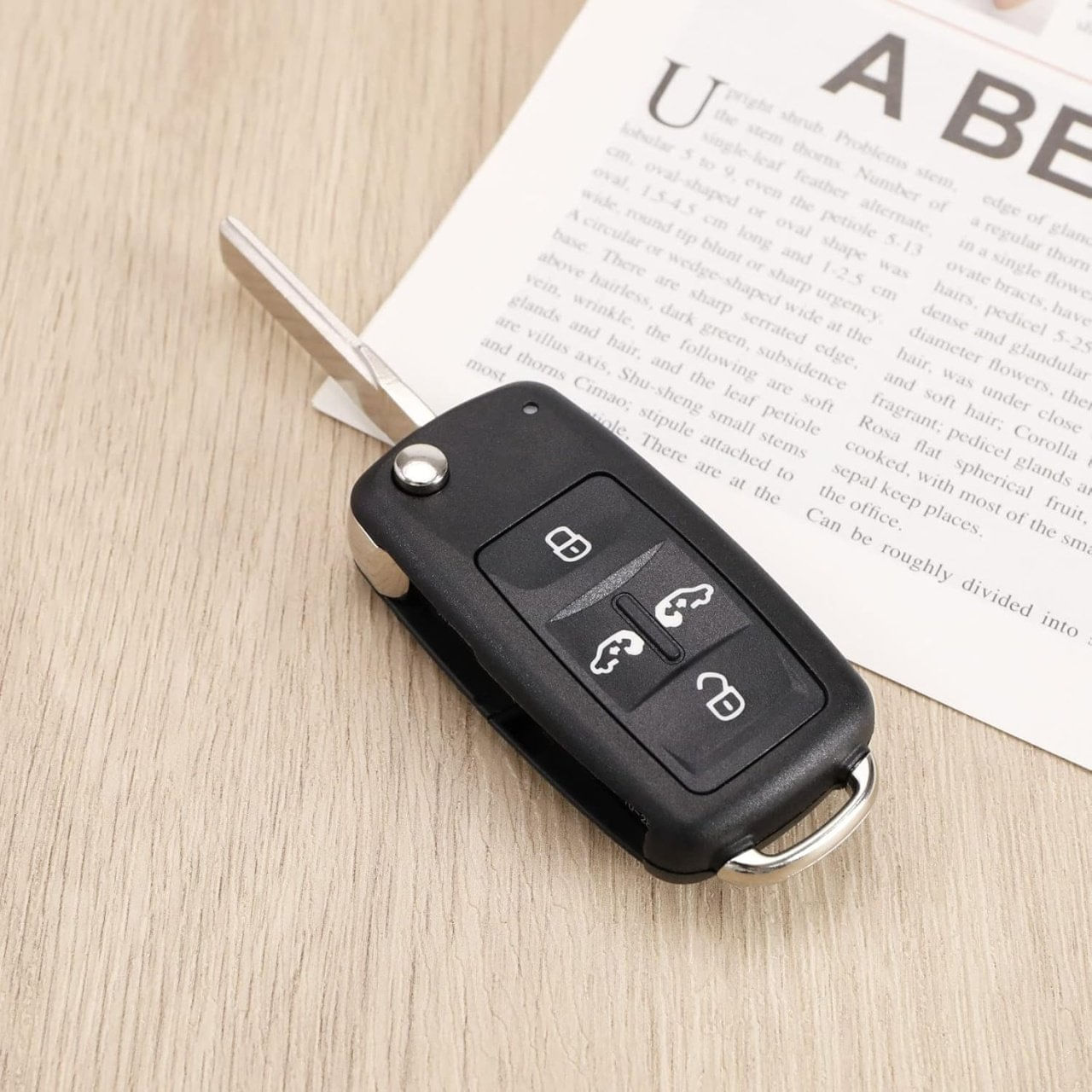 Carcasa Cheie Auto Techstar pentru VW Volkswagen Transporter T5 T6, Sharan, Alhambra - 5 Butoane