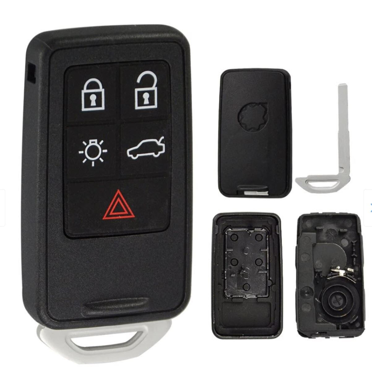 Carcasa Cheie Auto Techstar cu 5 butoane, Compatibila Volvo XC60 XC90 S60 V60 V90