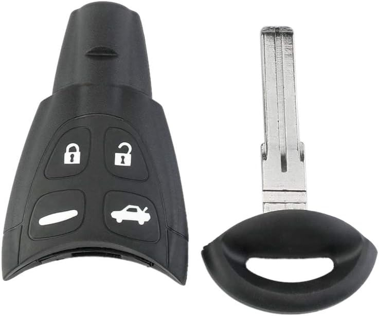 Carcasa Cheie Auto Techstar, Compatibila cu Saab 9-3, 9-5 (2003-2011), 4 Butoane, din Material Rezistent - 4 | YEO