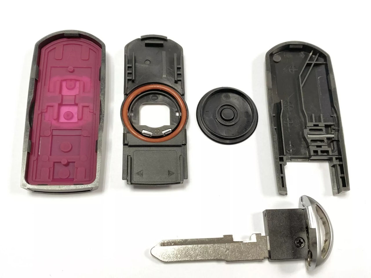 Carcasa Cheie Auto Techstar®, Compatibila Mazda 2, 3, 5, 6, CX-3, CX-5, CX-7, CX-9, Lamela Canelura Dreapta, 3 butoane