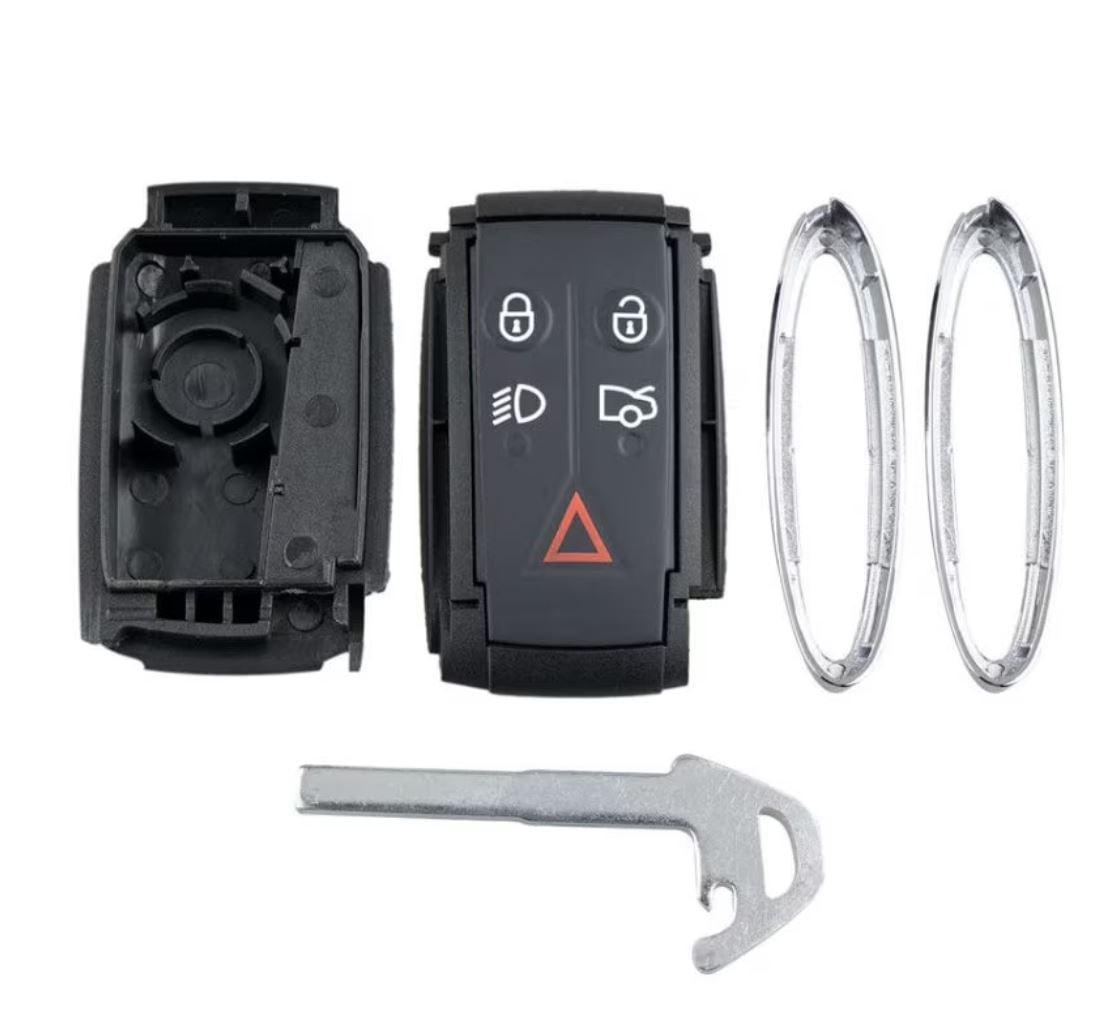 Carcasa Cheie Auto Jaguar cu 5 butoane, Compatibila modelele Jaguar XF, XFR, XK, XKR, X-Type, S-Type, 2006-2015