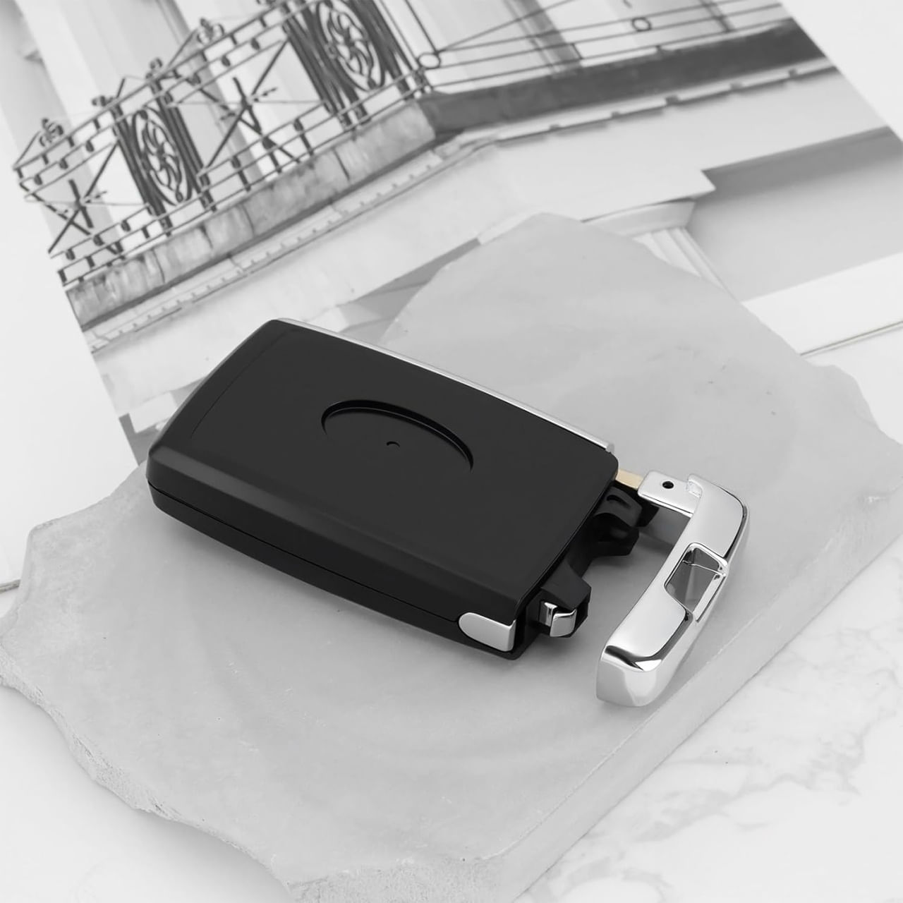Carcasa Cheie Auto Techstar pentru Land Rover Range Rover Evoque, Sport, Discovery 3, Freelander 2 - 3 Butoane