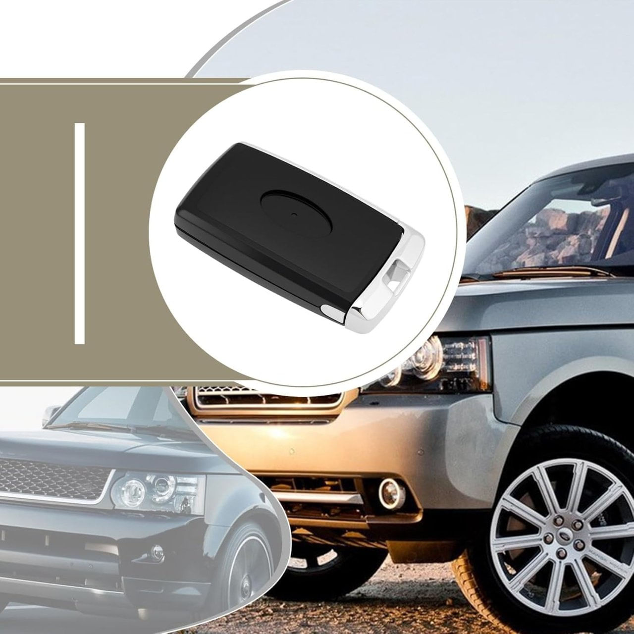 Carcasa Cheie Auto Techstar pentru Land Rover Range Rover Evoque, Sport, Discovery 3, Freelander 2 - 3 Butoane