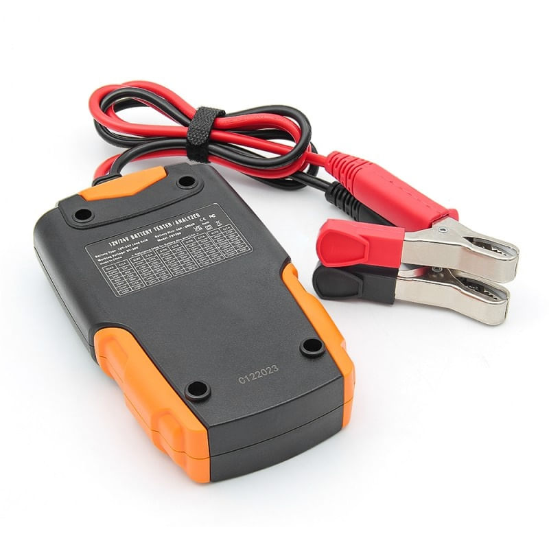Tester de baterie auto Techstar® FBT-200, 12V/24V, 100-2000 CCA, 3Ah - 200Ah, analizor digital baterie pentru masini - imagine 11