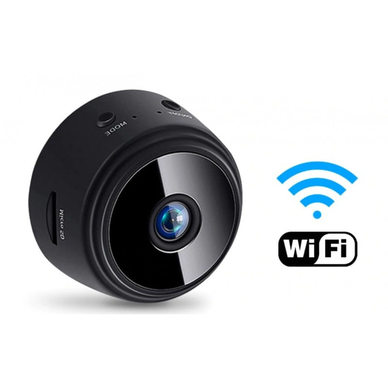 Camera supraveghere Techstar® RL-96 720P, HD, Wide 150°, Infrarosu, MicroSD, WiFi, Prindere Magnetica, Discreta