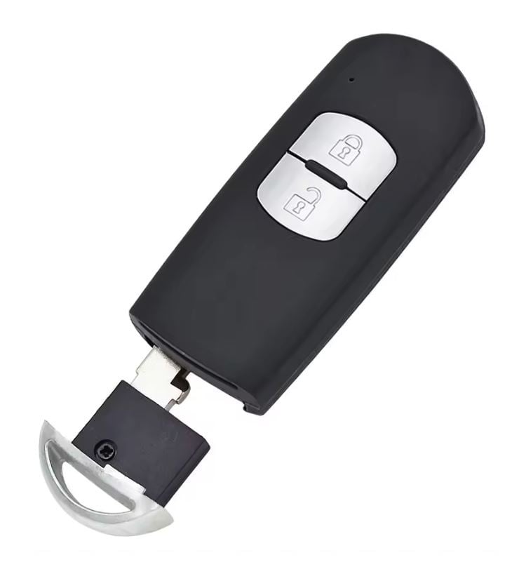 Carcasa cheie auto pentru Mazda 2 butoane, compatibila cu modelele Mazda 2, 3, 5, 6, CX-3, CX-5, CX-7, CX-9, 2013-2019 - 1 | YEO