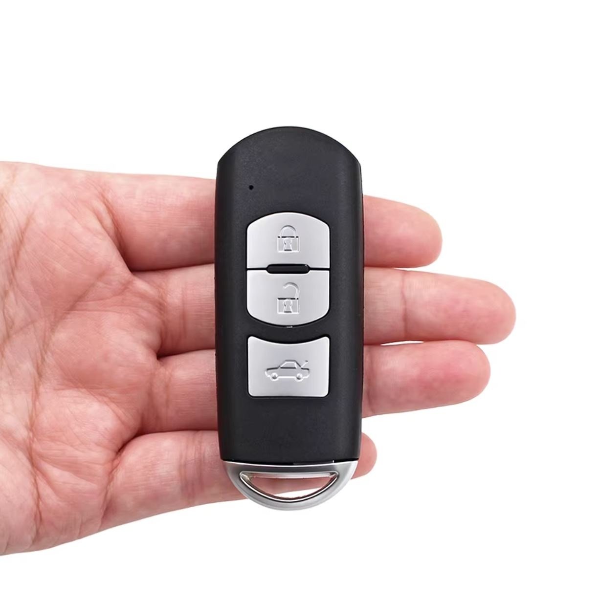 Carcasa cheie auto Techstar, pentru Mazda, cu 3 butoane, compatibila cu modelele Mazda 6 CX-5 CX-3 2014-2015, lamela - 4 | YEO