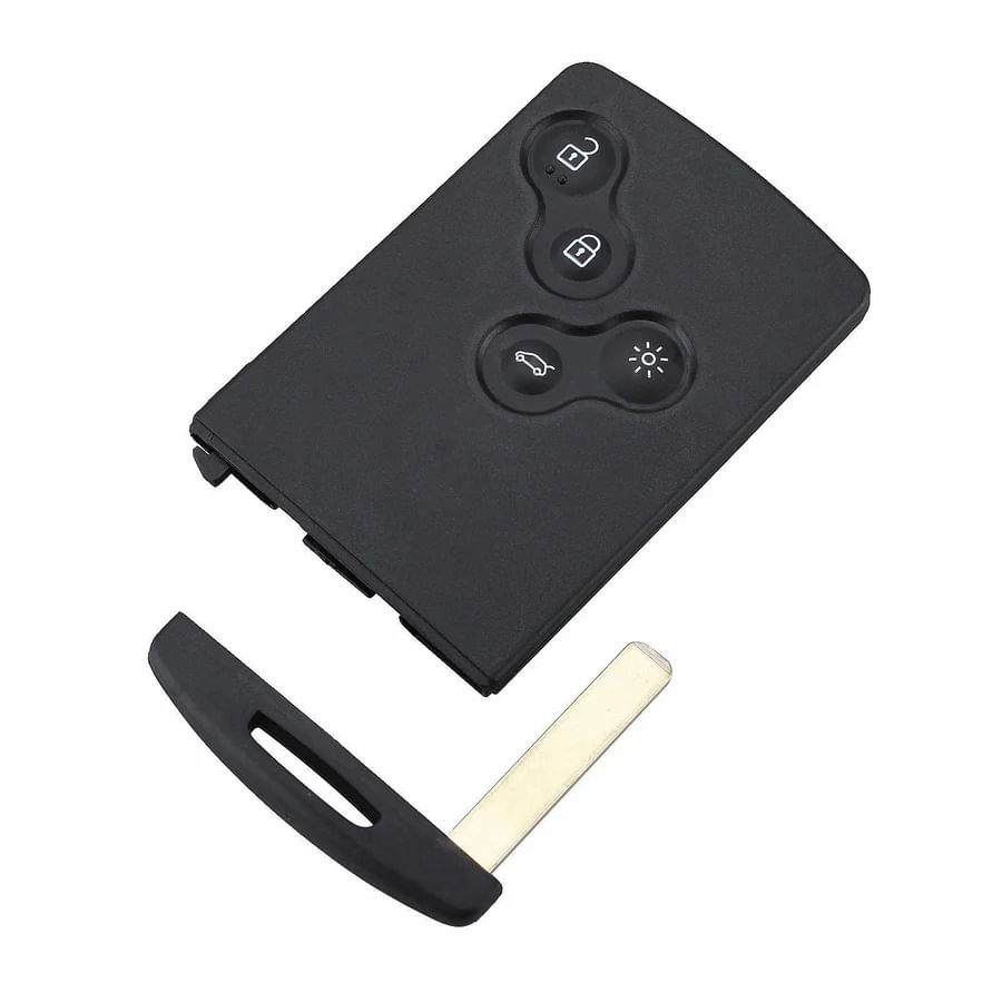 Carcasa Cheie Smartcard, 4 Butoane, Techstar, Compatibila cu Renault Megane III, Scenic, Laguna III, Clio, Captur