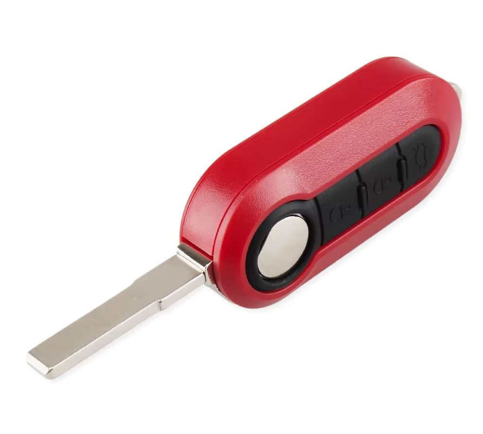 Carcasa cheie auto tip briceag Techstar pentru Fiat, Citroen si Peugeot cu 3 butoane, Compatibila cu Modele 500, Panda - imagine 6