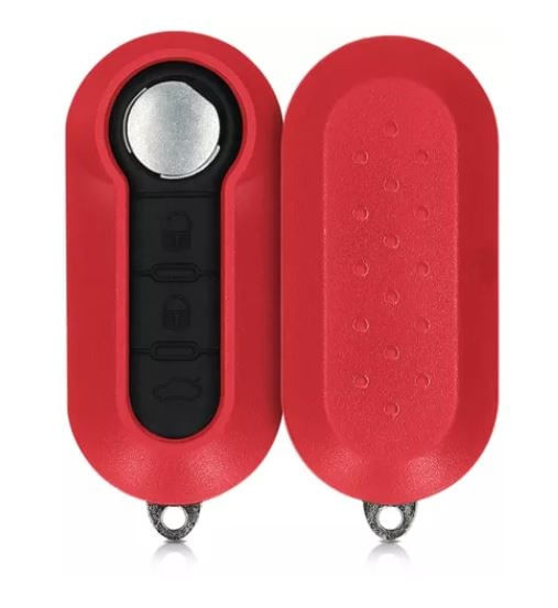 Carcasa cheie auto tip briceag Techstar pentru Fiat, Citroen si Peugeot cu 3 butoane, Compatibila cu Modele 500, Panda