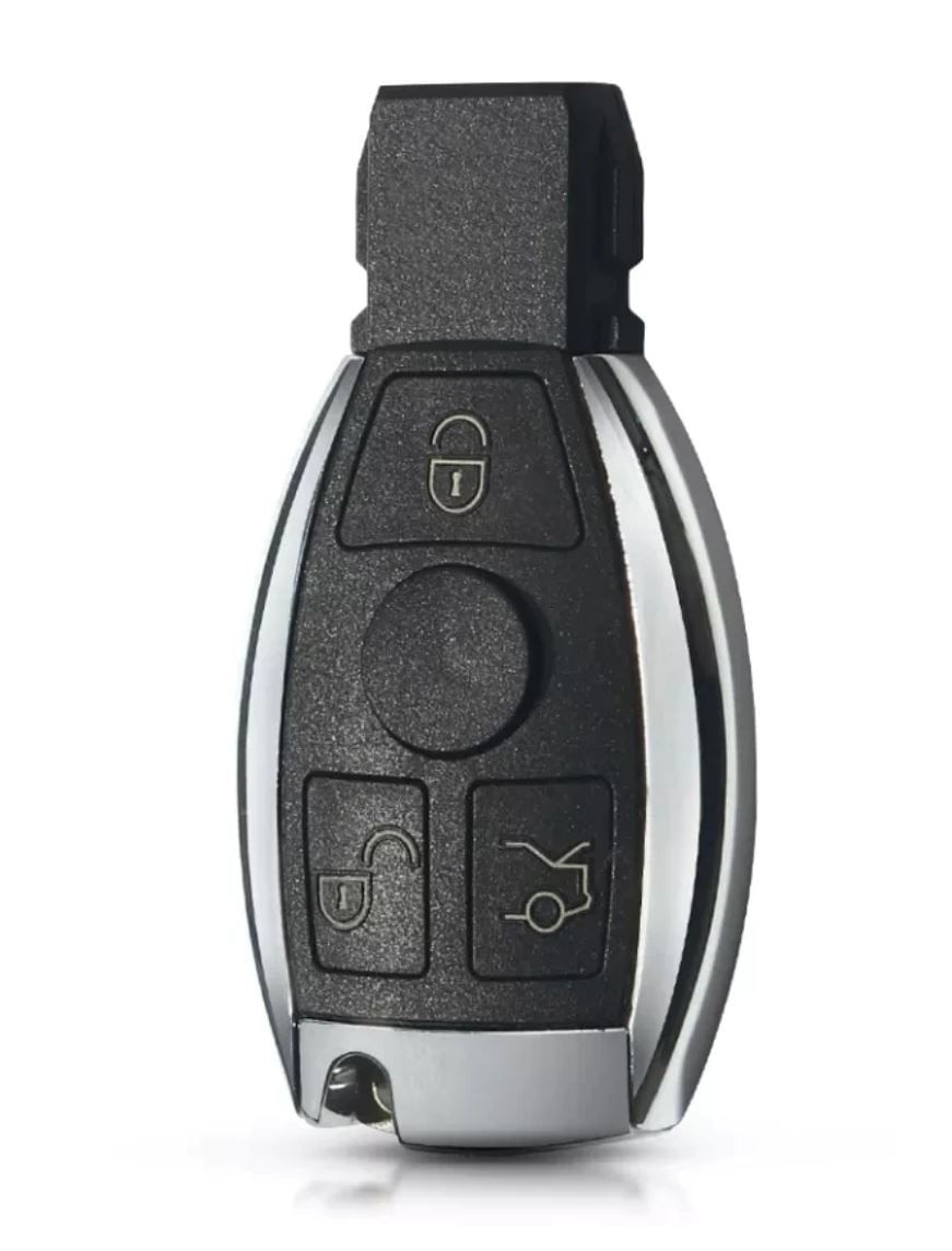 Carcasa cheie auto tip briceag Techstar pentru Mercedes-Benz cu 3 butoane, compatibila cu modele A, B, C, E, S, ML