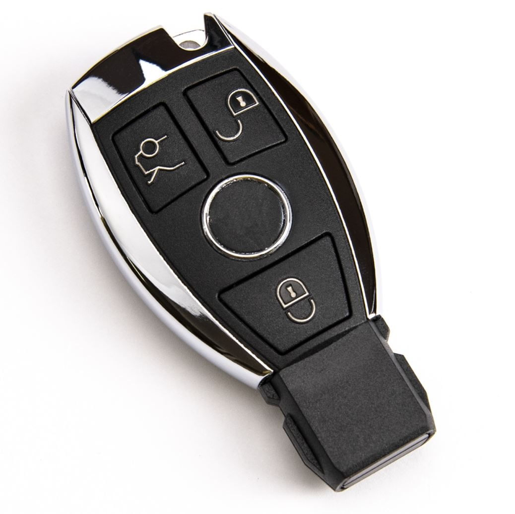Carcasa cheie auto tip briceag Techstar pentru Mercedes-Benz cu 3 butoane, compatibila cu modele A, B, C, E, S, ML