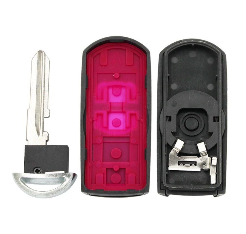 Carcasa cheie auto compatibila cu Mazda 2, 3, 5, 6, CX-3, CX-5, CX-7, CX-9, RX-8, MX-5, 2 butoane, model 2012-2018 - 4 | YEO