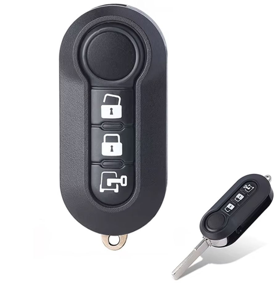 Carcasa Cheie Auto Techstar cu 3 butoane, compatibila Fiat Autoutilitara, Fiat Ducato, Fiat 500, Citroen Jumper - imagine 6