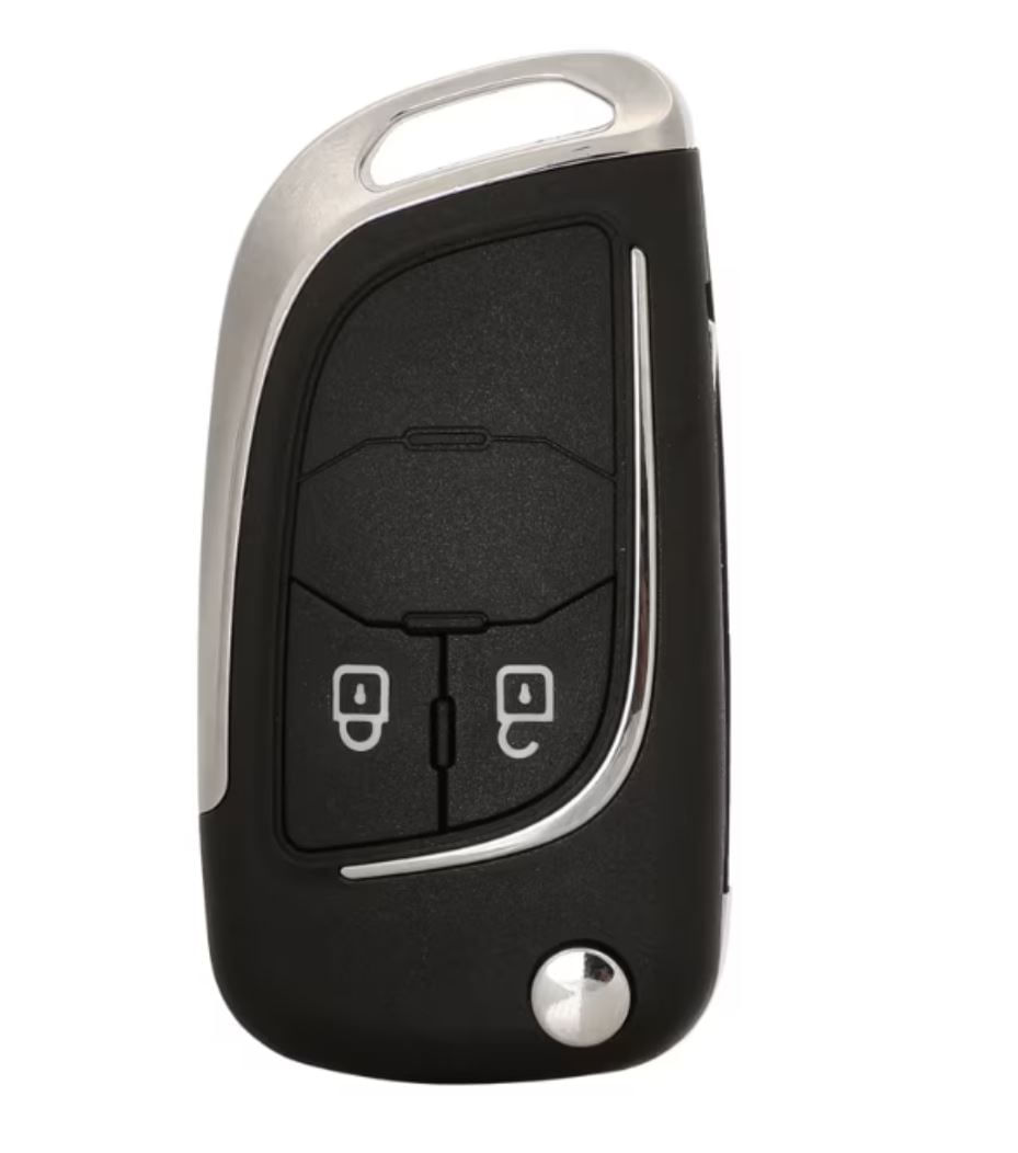 Carcasa Cheie Auto tip Briceag Techstar pentru Opel, Vauxhall, Chevrolet – 2 Butoane, Elemente Cromate - imagine 5