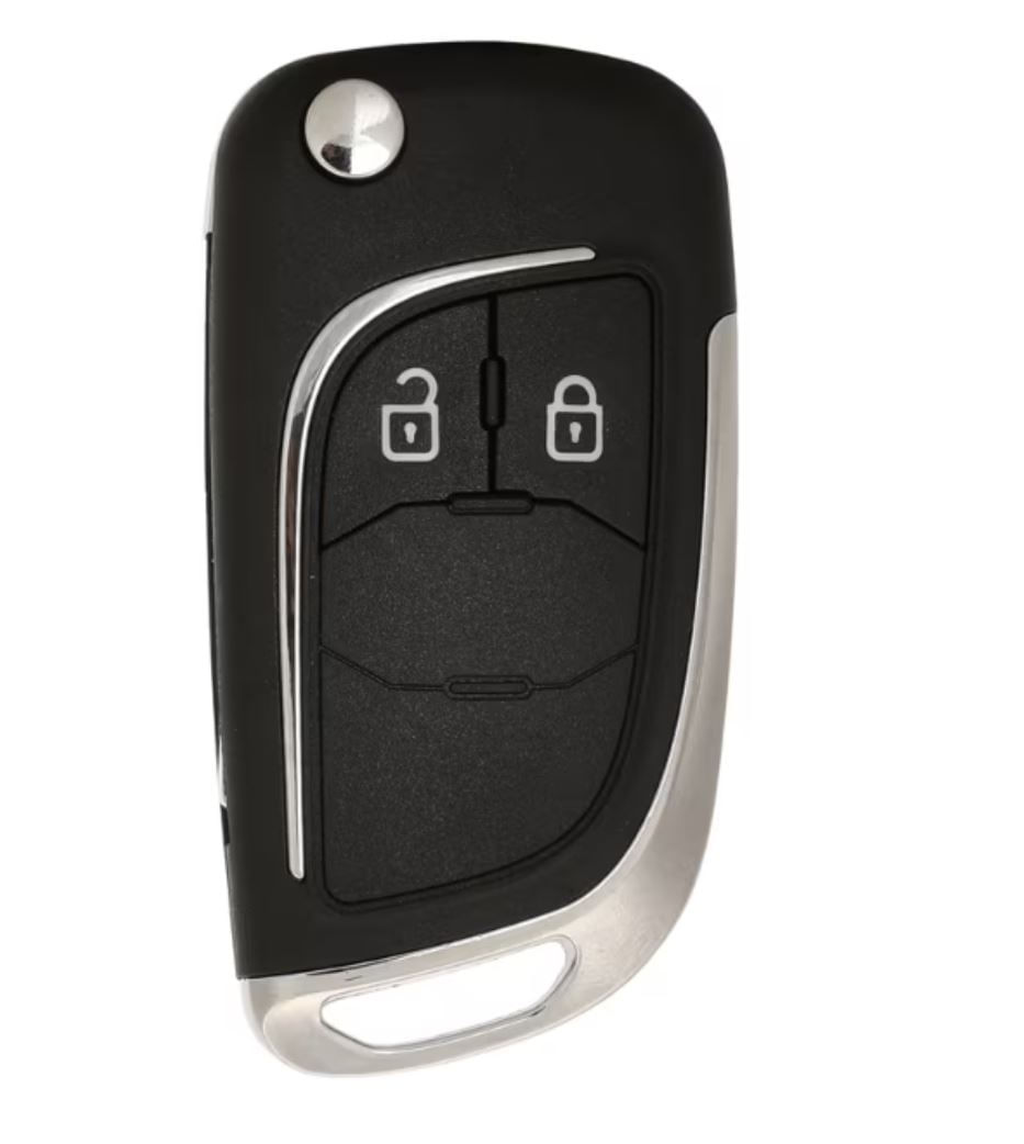 Carcasa Cheie Auto tip Briceag Techstar pentru Opel, Vauxhall, Chevrolet – 2 Butoane, Elemente Cromate - imagine 6