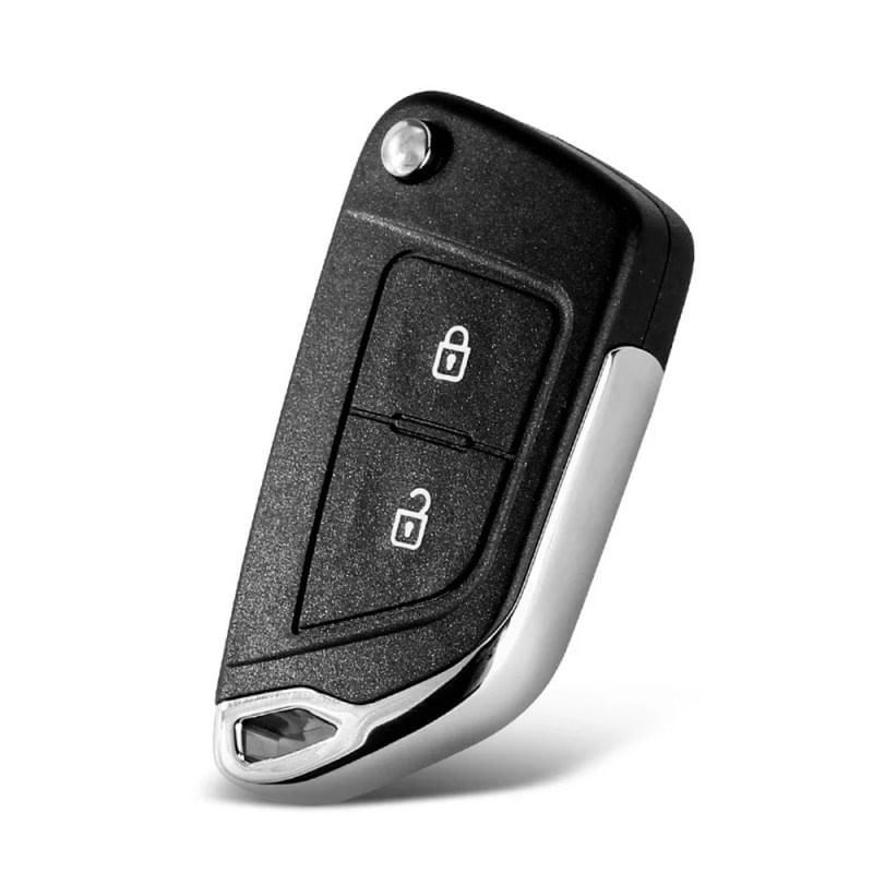 Carcasa Cheie Auto Techstar® KS-106 Pentru Peugeot 207, 307, 407, 2 Butoane, Lamela HU83, Negru - 3 | YEO