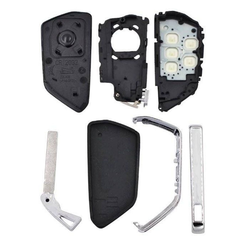 Carcasa cheie auto Techstar® pentru Telecomanda Inteligenta, compatibila cu VW Golf MK8, Polo, Tiguan, Skoda Superb - 1 | YEO