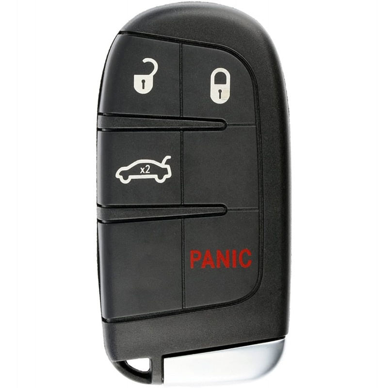 Carcasa Cheie Auto Techstar® Chrysler, Dodge, Jeep, Fiat, 4 Butoane, Cu Lama, Pini Baterie - 2 | YEO