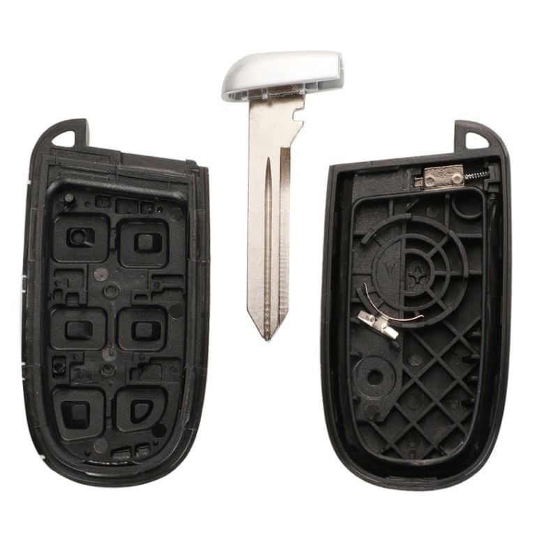 Carcasa Cheie Auto Techstar® Chrysler, Dodge, Jeep, Fiat, 4 Butoane, Cu Lama, Pini Baterie - 3 | YEO