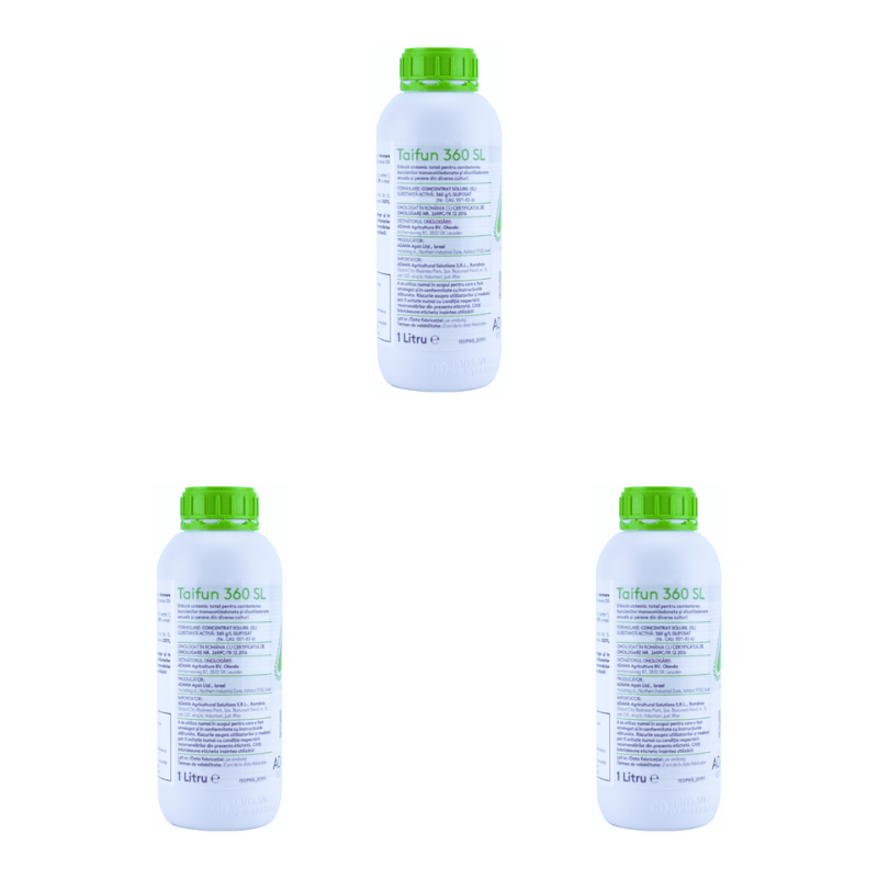 Set Erbicid total Taifun 360 SL 1 l x 3 buc