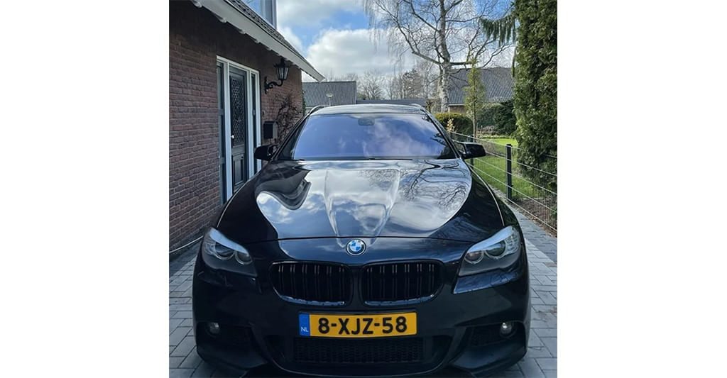 Capace oglinzi AutoREY® BMW M Style Seria 5,6,7 E60 E61 F10 F11 E63 E64 F06 F12 F13 F01 F02, Negru Lucios, Batman Style - imagine 6