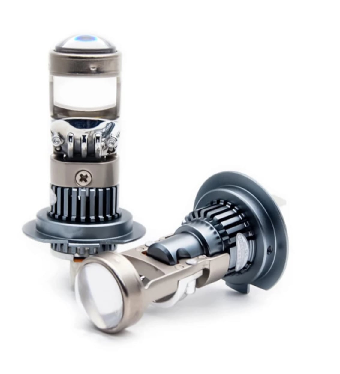 Set 2 Becuri H7 LED cu Lupa, SUPER CSP, Putere 150W si 27.000 Lumeni, CANBUS Cu cipuri CSP 7035, 6000K Alb Rece - imagine 10