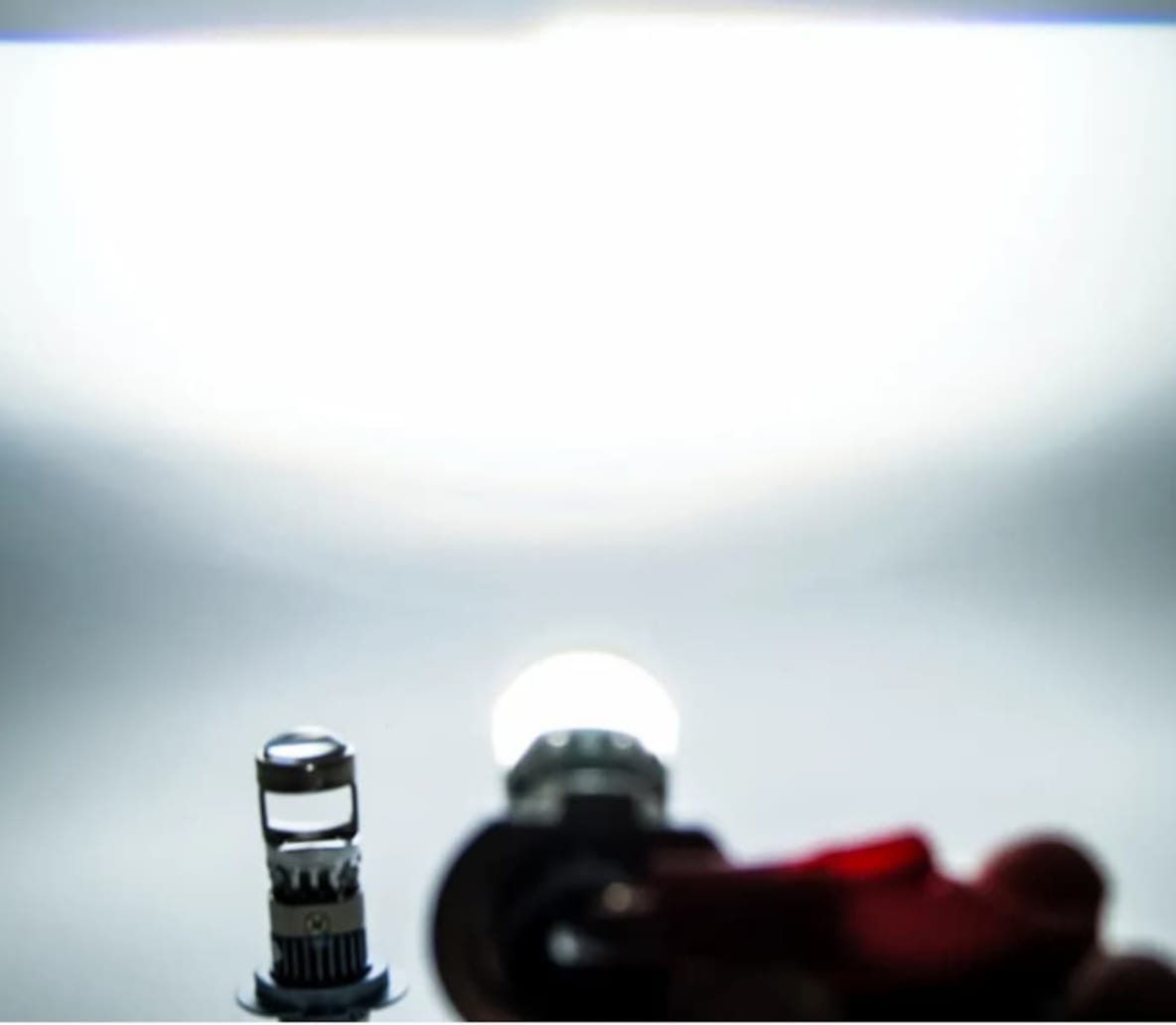 Set 2 Becuri H7 LED cu Lupa, SUPER CSP, Putere 150W si 27.000 Lumeni, CANBUS Cu cipuri CSP 7035, 6000K Alb Rece - imagine 14