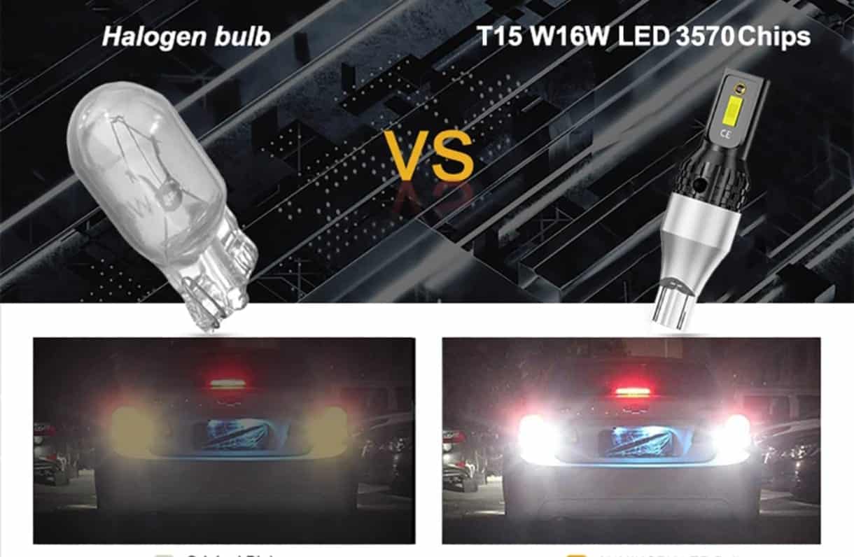 Bec Auto LED T15 / W16W, Canbus, 1200LM, 6500K, Plug and Play, Fara Polaritate, 12V, Durata de Viata 60.000 Ore AutoREY® - 1 | YEO