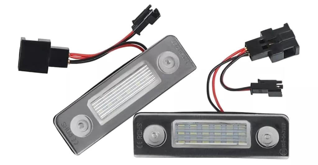 Set 2 Lampi LED numar inmatriculare pentru Skoda Octavia II, Facelift, Roomster