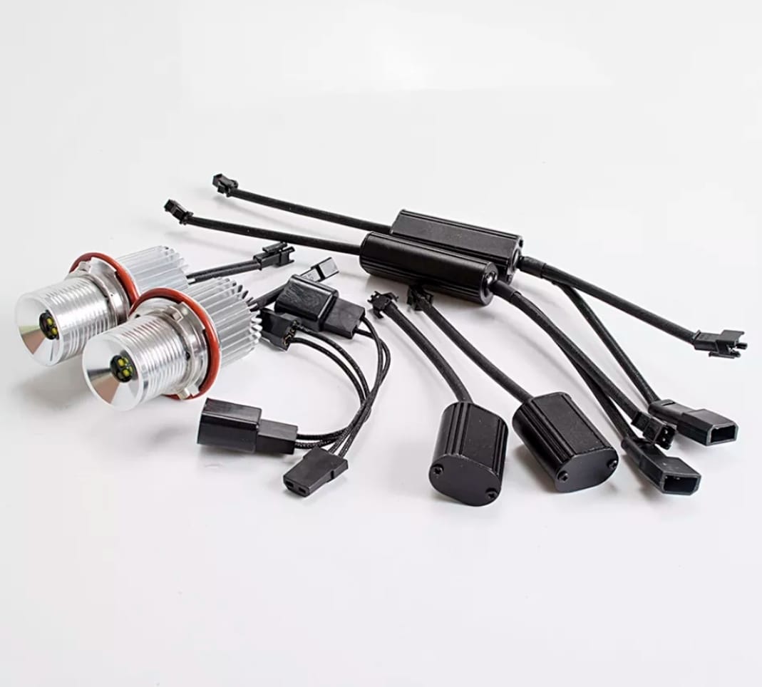 Set 2 Becuri Led Marker 40w, Angel Eyes BMW E87, E39, E60, E61, E63, E64, E65, E66, X5 E53, E83, X3, Culoare Portocalie
