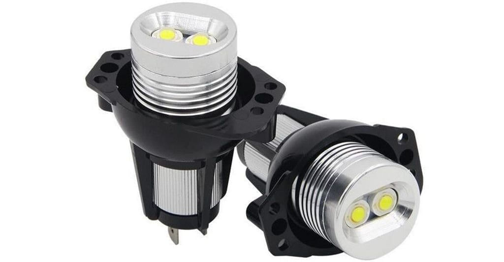 Set 2 Becuri Led Marker Angel Eyes 20W DRL Canbus Compatibile BMW E90 E91 Non-facelift 2005-08