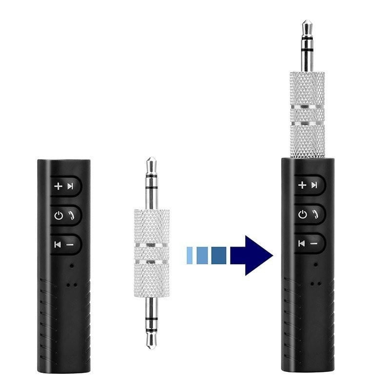 Receptor Techstar® Bluetooth Audio Jack 3.5mm Wireless Auto Clip On BT2 - 2 | YEO