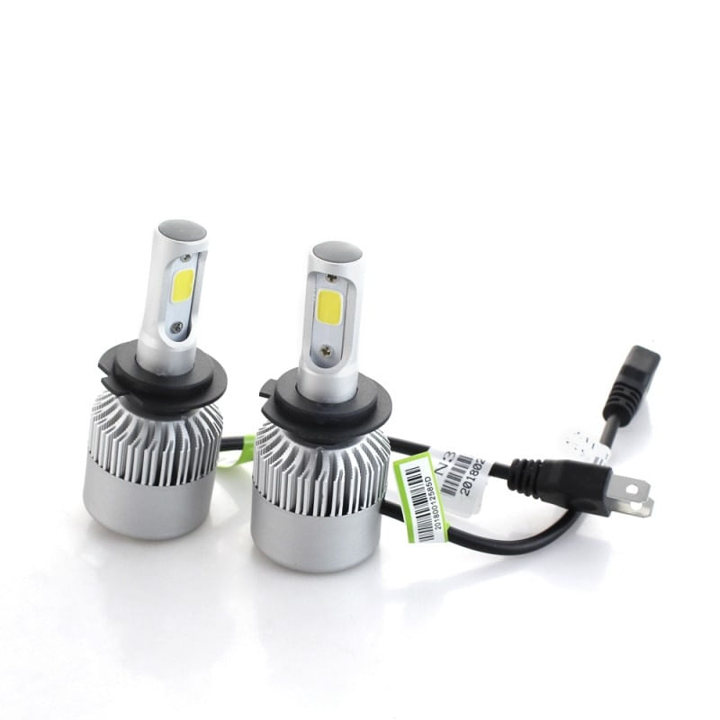 Set 2 LED-uri Auto Techstar® S2, H7, 36w, 4000 Lumeni, 6500K, AUTO, 12-24 Volti, COB, Canbus