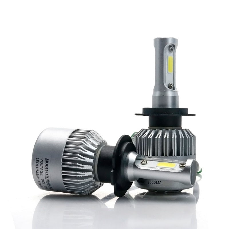 Set 2 LED-uri Auto Techstar® S2, H7, 36w, 4000 Lumeni, 6500K, AUTO, 12-24 Volti, COB, Canbus - 3 | YEO