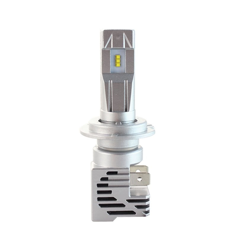 Set 2 LED-uri Auto Techstar® M3, H7, 40w, 8000 Lumeni, 6500K, AUTO, 12-24 Volti, ZES, Canbus, Miez Cupru, Radiator - 1 | YEO