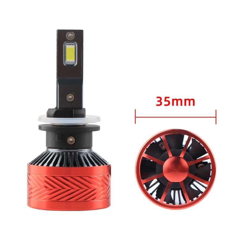 Set 2 LED-Uri Auto Techstar® P14, H13, 120W, 18000 Lumeni, 6000K, 12-24V, Unghi Fascicul 360°, CSP 3570, Canbus