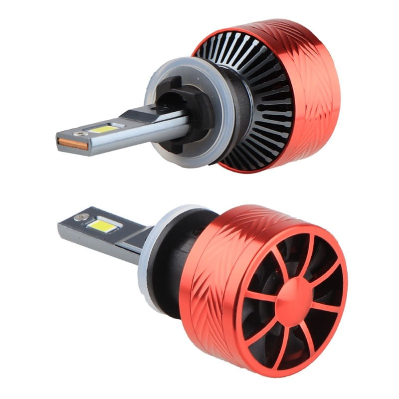 Set 2 LED-Uri Auto Techstar® P14, H13, 120W, 18000 Lumeni, 6000K, 12-24V, Unghi Fascicul 360°, CSP 3570, Canbus - 3 | YEO