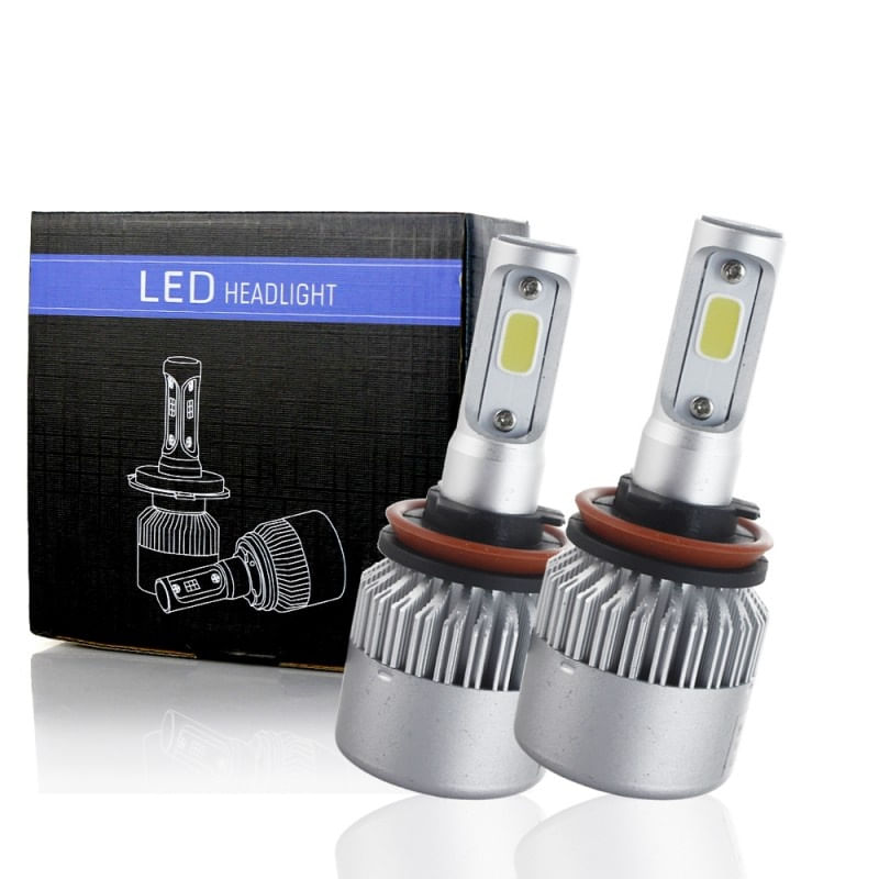 Set 2 LED-uri Auto Techstar® S2, H11/H8/H9, 36w, 4000 Lumeni, 6500K, AUTO, 12-24 Volti, COB, Canbus - 4 | YEO