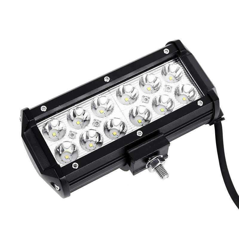 Bara Proiectoare LED Auto Offroad Techstar® PNG1, 36W, 12V-24V, 6000 K, 3500 Lumeni, IP 67, 17 Cm, Flood Beam 60° Cu