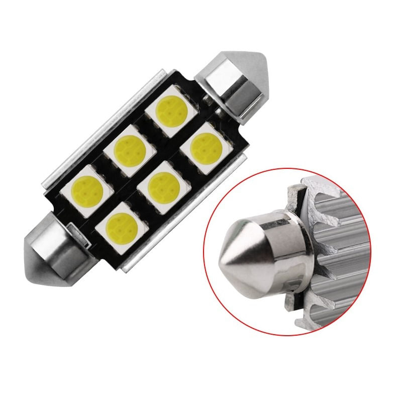 Bec Led Auto Techstar® Festoon, Alb Rece, 6000K, 12V, 720lm, 41mm - 2 | YEO