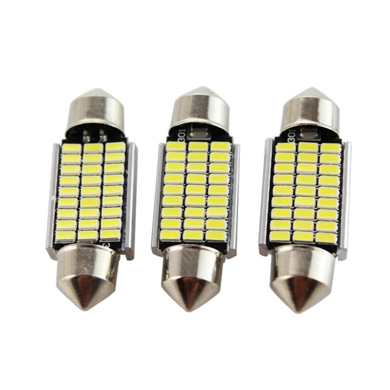 Bec Led Auto Techstar® Festoon, 27SMD, Alb Rece, 6000K, 12V, 540 lm, 36mm