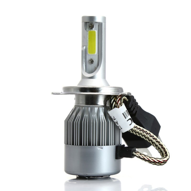 Set 2 LED-uri Auto Techstar® C6, H4, 36w, 3800 Lumeni, 6500K, AUTO, 12-24 Volti, COB