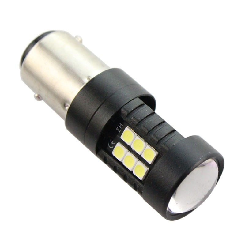 Bec Led Auto Techstar® 1156, BA15S, Alb Rece, 6000K, 12V, 1260 lm