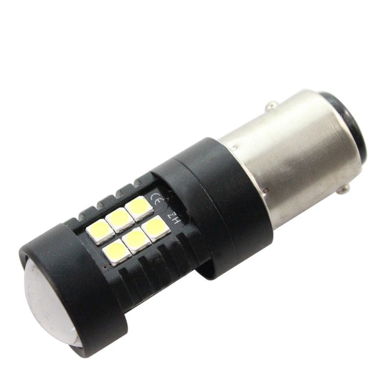 Bec Led Auto Techstar® 1156, BA15S, Alb Rece, 6000K, 12V, 1260 lm - 1 | YEO