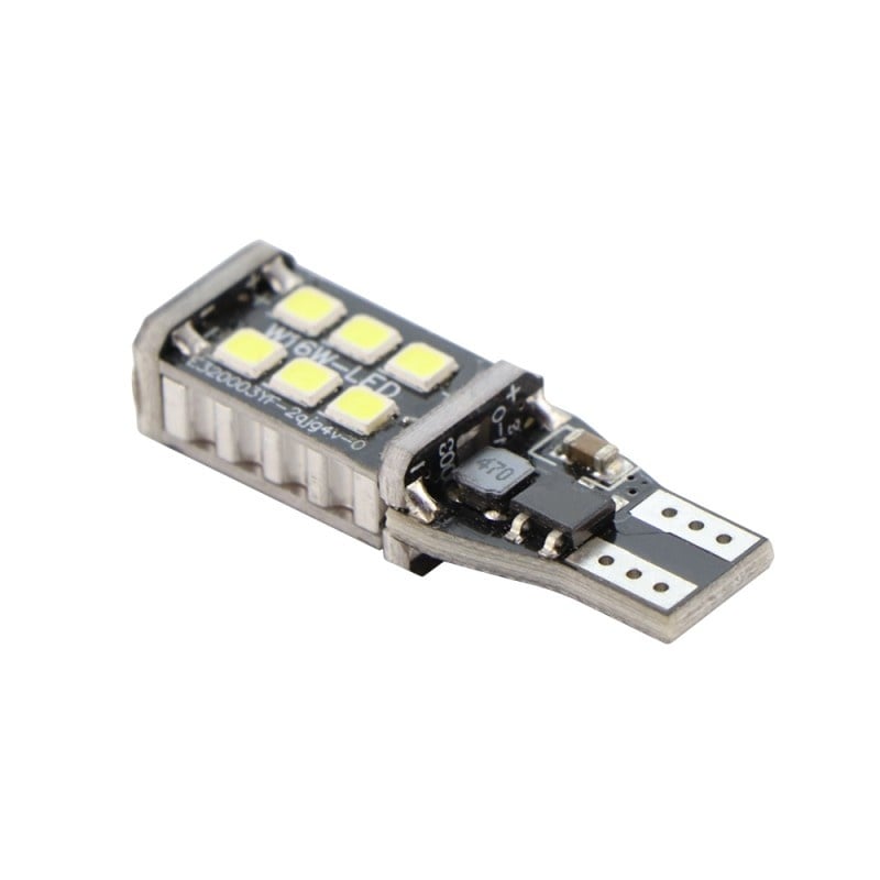 Bec Led Auto Techstar® T15, w16w, Alb Rece, 6000K, 12V, 300lm - 1 | YEO